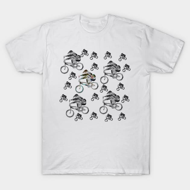 bmx T-Shirt by rickylabellevie